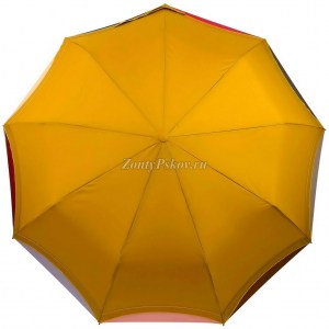 Желтый женский зонт, River, полуавтомат, арт.3023