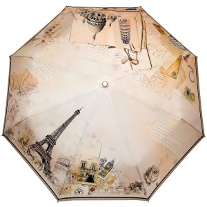 Зонт Три слона с Парижем, автомат, арт.3850-4