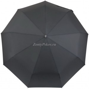 Стильный серый зонт Zicco, полный автомат, арт.3010-1