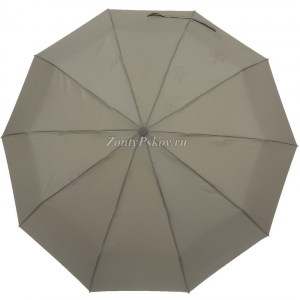 Серый женский зонт, 4 сложения, автомат Frei Regen арт.6070-10