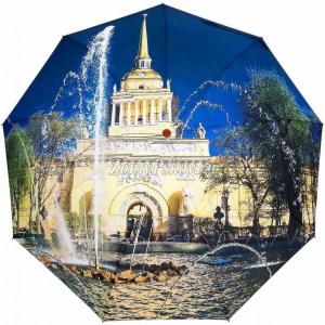 Красивый зонтик с Санкт-Петербувргом, Amico, автомат, арт.6124