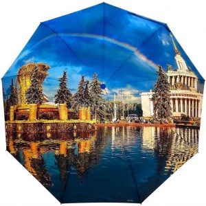 Зонтик с видами на ВДНХ в Москве, Amico, автомат, арт.6124-3