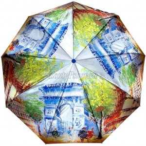 Красивый зонтик с пейзажем, Amico, автомат, арт.7117-4