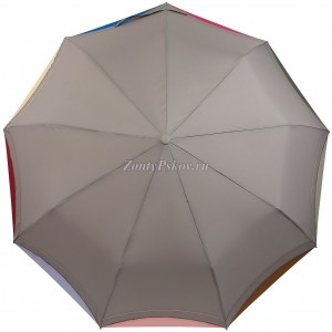 Серый женский зонт, River, полуавтомат, арт.3023-2