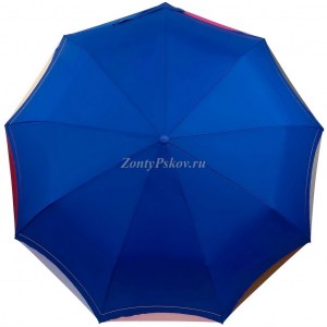 Синий женский зонт, River, полуавтомат, арт.3023-1