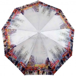 Стильный зонт с Лондоном, Style, полуавтомат, арт.1580-3