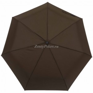 Легкий коричневый зонт Три Слона, полный автомат, 3 сл.,арт.365-2