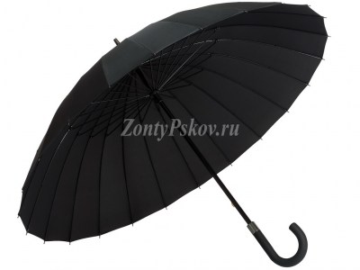 Зонт трость Amico черный, механика, арт.7113
