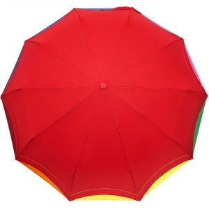 Красный зонт Радуга, Robin, автомат, арт.3024-4