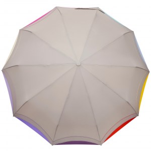 Серый зонт Радуга, Robin, автомат, арт.3024-5