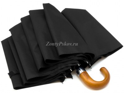 Зонт Frei Regen черный, большой, 10 спиц, полный автомат, 3 сл.,арт.8222