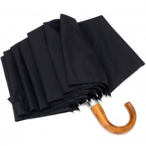Зонт Frei Regen черный, большой, 10 спиц, полный автомат, 3 сл.,арт.8219