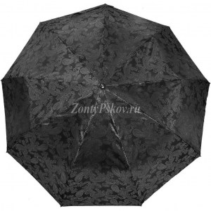 Серебряный жаккардовый зонт, Zicco, полуавтомат, арт.2055-2