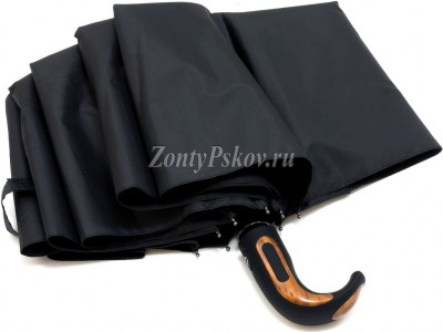 Черный мужской зонт, Diniya, автомат, арт.905