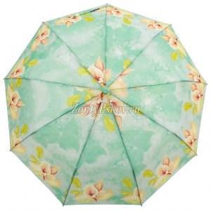 Зеленый женский зонт Umbrellas полуавтомат арт.690-1