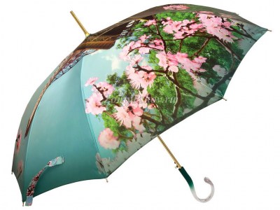 Красивый зонтик трость с Эйфелевой башней, Amico, автомат, арт.4356-3