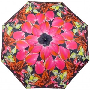 Мини зонт с тюльпанами, Monsoon, механика, 5 сл.,арт.8019-8