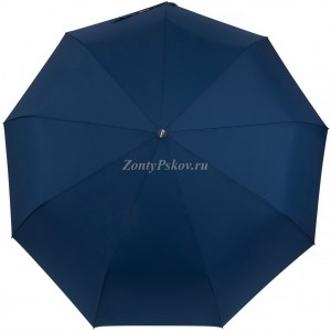 Стильный синий зонт Zicco, полный автомат, арт.3010