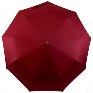 Двухсторонний бордовый зонт, Style, полуавтомат, арт.1511-4