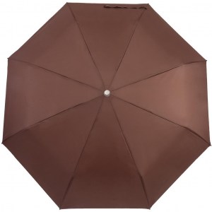 Шоколадного цвета женский зонт  Banders, механика, 3 сл., арт.1010-5