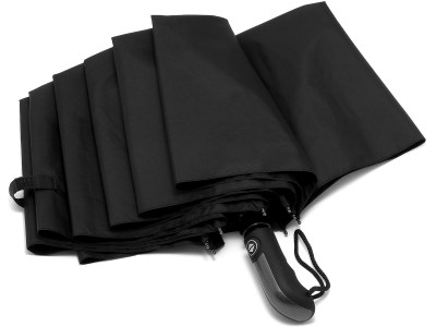Зонт мужской Popular черный, полный автомат, 3 сл., арт.408