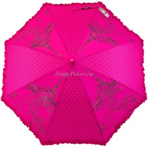 Подростковый розовый зонт с девушкой на куполе, полуавтомат, Zicco, арт.122-6